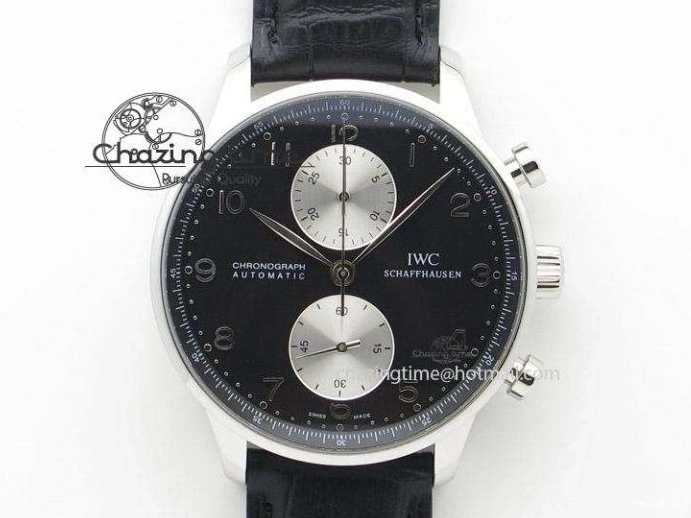 MIROTIME 0423 Portuguese Real PR IW500127 RG ZF 1:1 Best Edition Grey Red Dial On Brown Leather Strap A52010 V AllSeason 7331